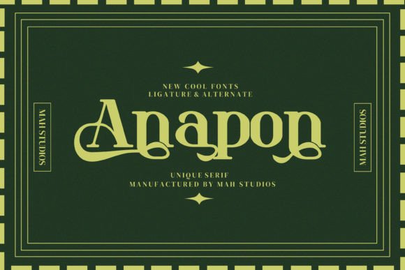 Anapon: Elevating Your Typography with a Modern Serif Classic