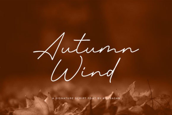 Autumn Wind: Elevating Modern Design with Elegant Script Typography