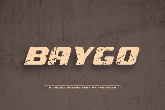 Baygo: Bold Typography for Modern Design