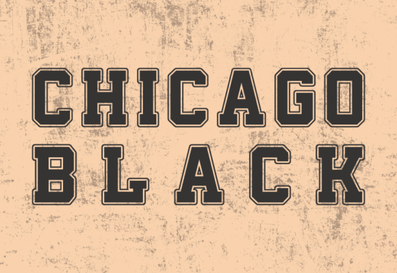 Chicago Black: A Retro Serif for Modern Design