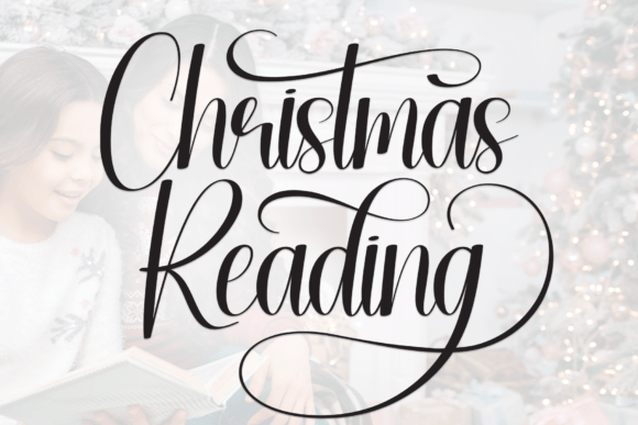 Christmas Reading: Elegant Script for Design