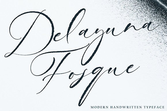 Delayuna Fosque: Elevating Your Design with Handwritten Elegance