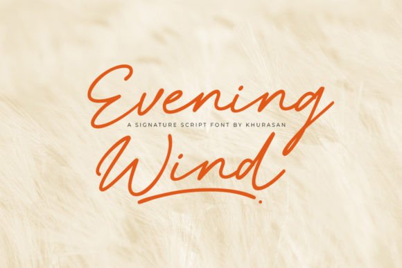 Evening Wind: Evaluating a Modern Script Font for Professional Design Projects