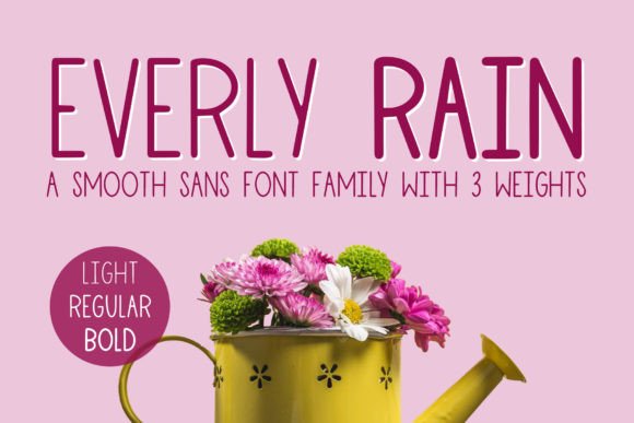 Everly Rain: Evaluating a Smooth All-Caps Sans Serif for Modern Design Projects
