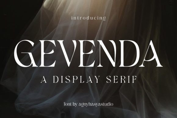 Gevenda: A Modern Classic Display Serif