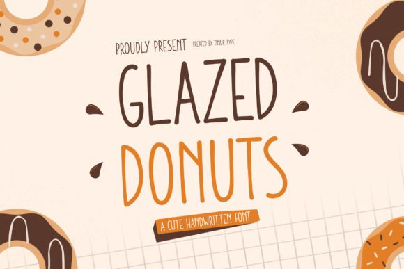 Glazed Donuts: The Sweet Handwritten Font That Brings Warmth to Your Designs