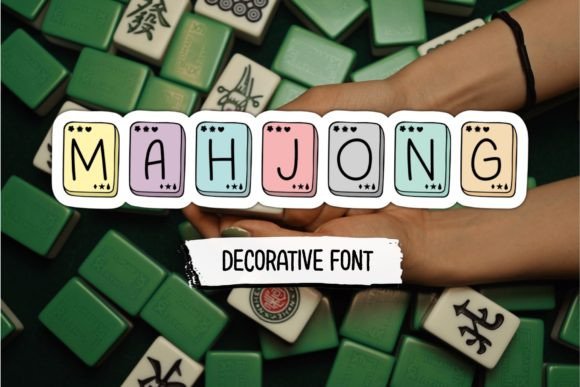 Integrating the Mahjong Decorative Font into Your Creative Workflow