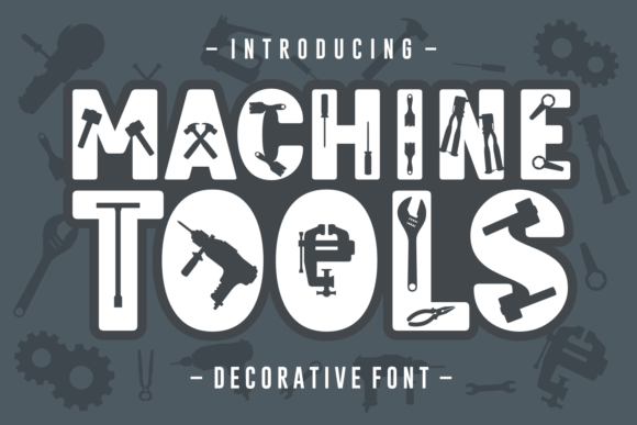 Machine Tools: Where Industrial Precision Meets Typographic Elegance