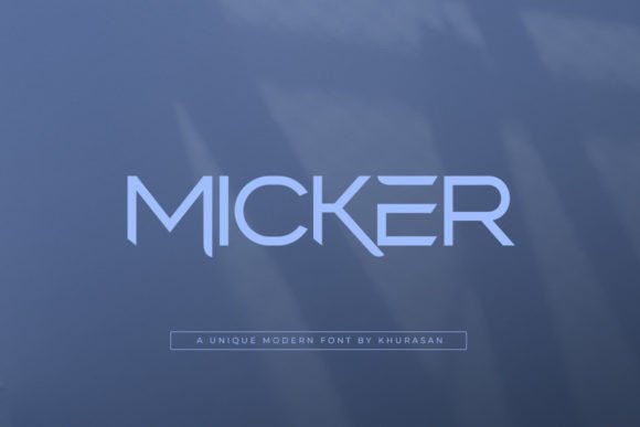 Micker: A Sleek Sans-Serif for Modern Design