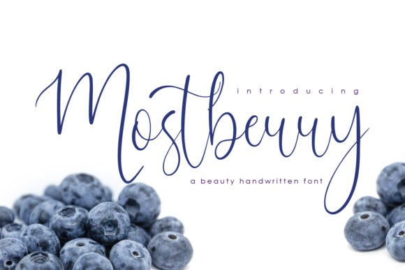 Mostberry: Elevating Design with Elegant Handwritten Typography