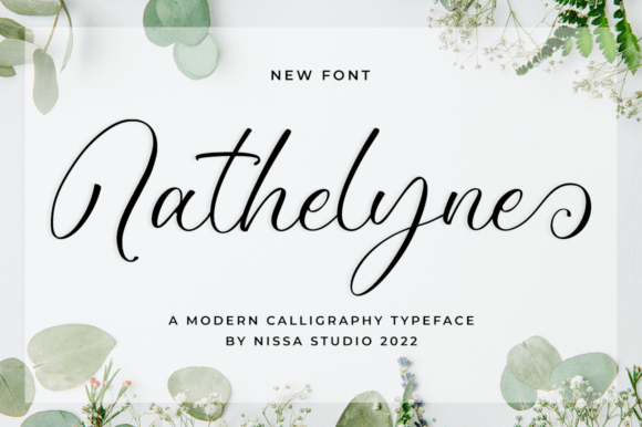 Nathelyne Font: Elevating Design with Elegant Script Typography