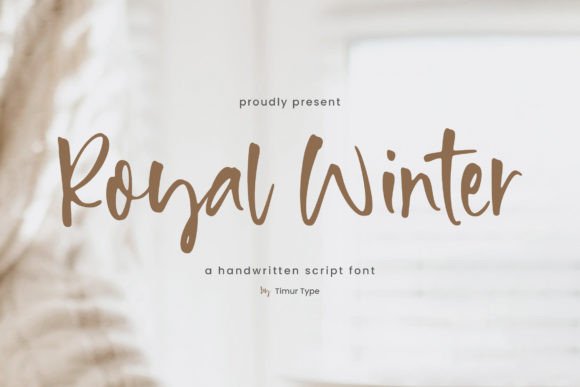 Royal Winter: Elegant Script for Designers