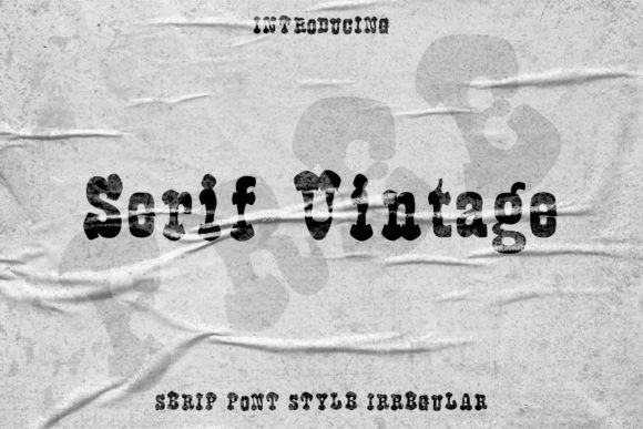 Serif Vintage: Evaluating an Irregular Display Typeface for Distinctive Design