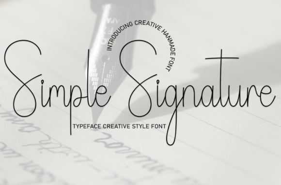 Simple Signature: Elevating Personal Design with a Sweet Handwritten Touch