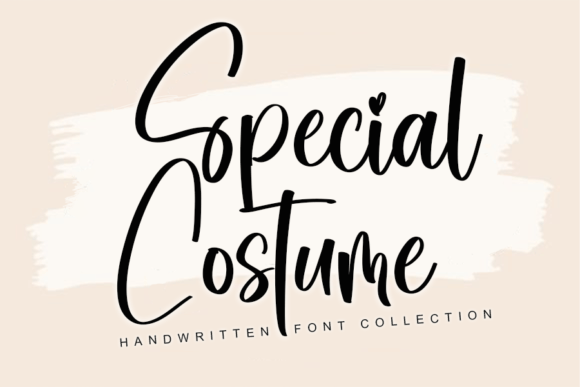 Special Costume: Elegant Handwritten Font