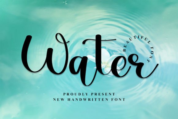 Water: Elevating Your Design Projects with Timeless Handwritten Elegance